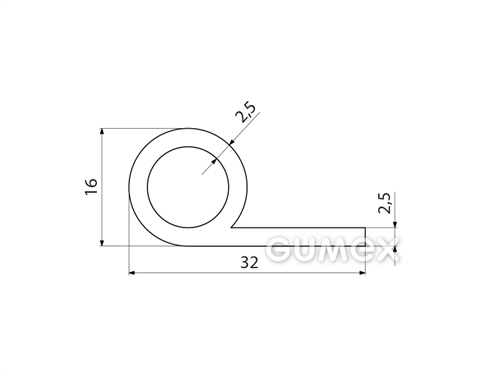 SILIKONPROFILE P-FORM